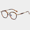 Icarus Titanium Vintage Round Eyeglasses Frames