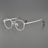 Titanium Vintage Oval Eyeglasses Frames 1106