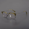 Calen Retro Titanium Square Glasses Frame