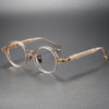 Willey Titanium Vintage Round Eyeglasses Frame