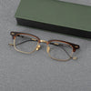 Retro Titanium Square Glasses Frame 0349