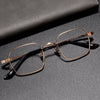 Brody Retro Titanium Square Glasses Frame