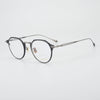 Thaddeus Titanium Round Glasses Frame