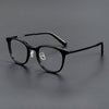 Titanium Vintage Round Eyeglasses Frames  2A53