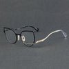 Retro pure titanium frame full frame ultra-light frame 0031