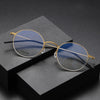 Titanium Vintage Round Eyeglasses Frames 5504