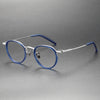 Titanium Vintage Oval Eyeglasses Frames M43