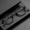 Titanium Geometric Glasses Frame KMN152