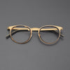 Titanium Vintage Round Eyeglasses Frames  9704