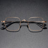 Brody Retro Titanium Square Glasses Frame