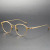 Siegel Titanium Vintage Round Eyeglasses Frame