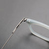 Chick Retro Titanium Square Glasses Frame