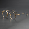 Herr Titanium Vintage Oval Glasses Frame