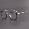 Retro Titanium Square Glasses Frame Empire