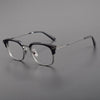 Calen Retro Titanium Square Glasses Frame