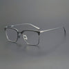 Waloorf Retro Titanium Square Glasses Frame