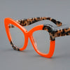 Plate glasses retro cat eye frame 8801