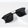 1pc Square Metallic Decor Pilot Style Fashion Sunglasses