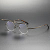 Titanium Vintage Oval Eyeglasses Frames KMN54