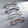 Jovan Retro Titanium Square Glasses Frame