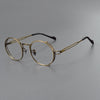 Riven Titanium Vintage Oval Eyeglasses Frames