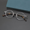 Zarek Titanium Vintage Round Eyeglasses Frames