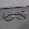 Retro Titanium Square Glasses Frame L1063