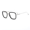 Wall Titanium Aviator Square Glasses Frame