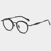 Icarus Titanium Vintage Round Eyeglasses Frames