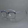 Retro Titanium Square Glasses Frame WALOORF