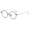 Romas Titanium Vintage Round Eyeglasses Frame