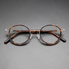 Reece Titanium Vintage Round Eyeglasses Frame