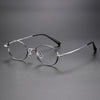 Rathai Titanium Vintage Round Eyeglasses Frame