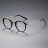 Brett Retro Full Rim Titanium Oval Glasses Frame