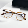 Abby Titanium Vintage Round Eyeglasses Frame