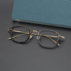 Brocus Retro Titanium Square Glasses Frame