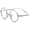 Titanium Vintage Round Eyeglasses Frames BR185644