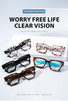 New thick frame anti blue light and anti fatigue reading glasses