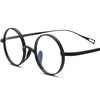 Titanium Vintage Round Eyeglasses Frames BR185644