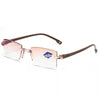 Anti blue light intelligent zoom reading glasses