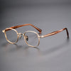 Retro Titanium Square Glasses Frame SM217