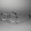 Titanium Vintage Square Glasses Frame DTX413