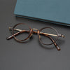 Titanium Vintage Round Eyeglasses Frames 2616