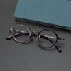 Zarek Titanium Vintage Round Eyeglasses Frames