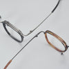 Jovan Retro Titanium Square Glasses Frame