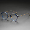 Draz Titanium Vintage Geometric Eyeglasses Frames