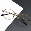 Riven Titanium Vintage Oval Eyeglasses Frames