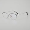 Retro Titanium Square Glasses Frame BY Y0045