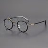 Lucian Titanium Round Glasses Frame