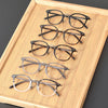 Cael Retro Titanium Square Glasses Frame